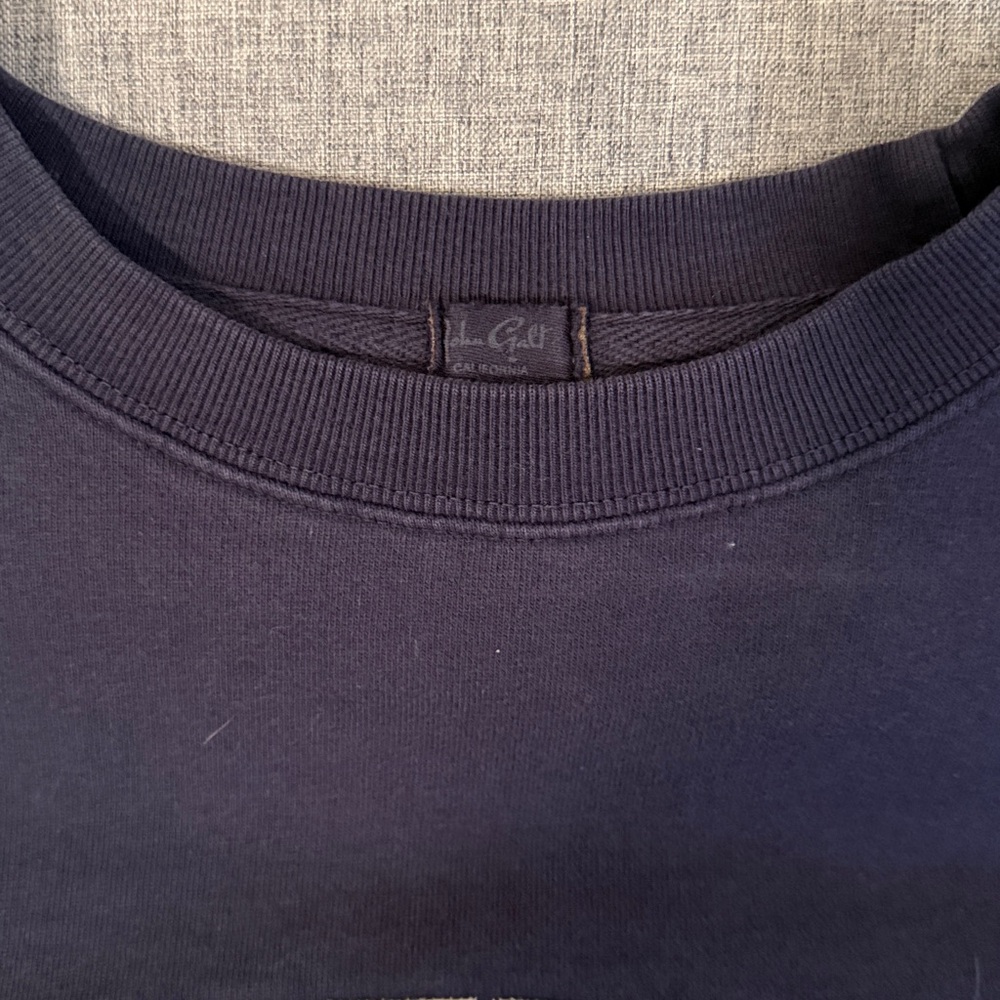 Brandy Melville/John Galt Georgetown Navy Sweatshirt with Pockets - Picture 3 of 5